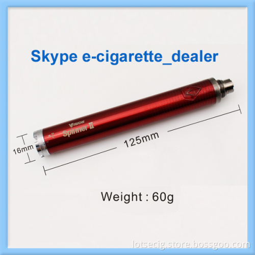 1500mAh Electronic Cigarette EGO Twist Battery Vision Spinner II